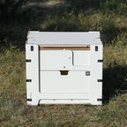 Camping Box Mini: cocina de camping compacta en posición de transporte