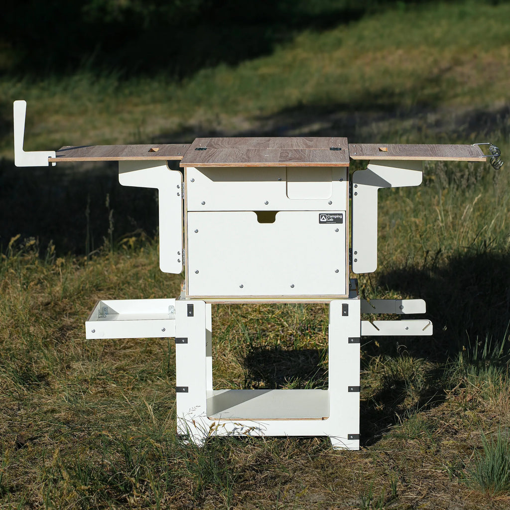 Camping Box Mini: cocina de camping compacta en configuración básica
