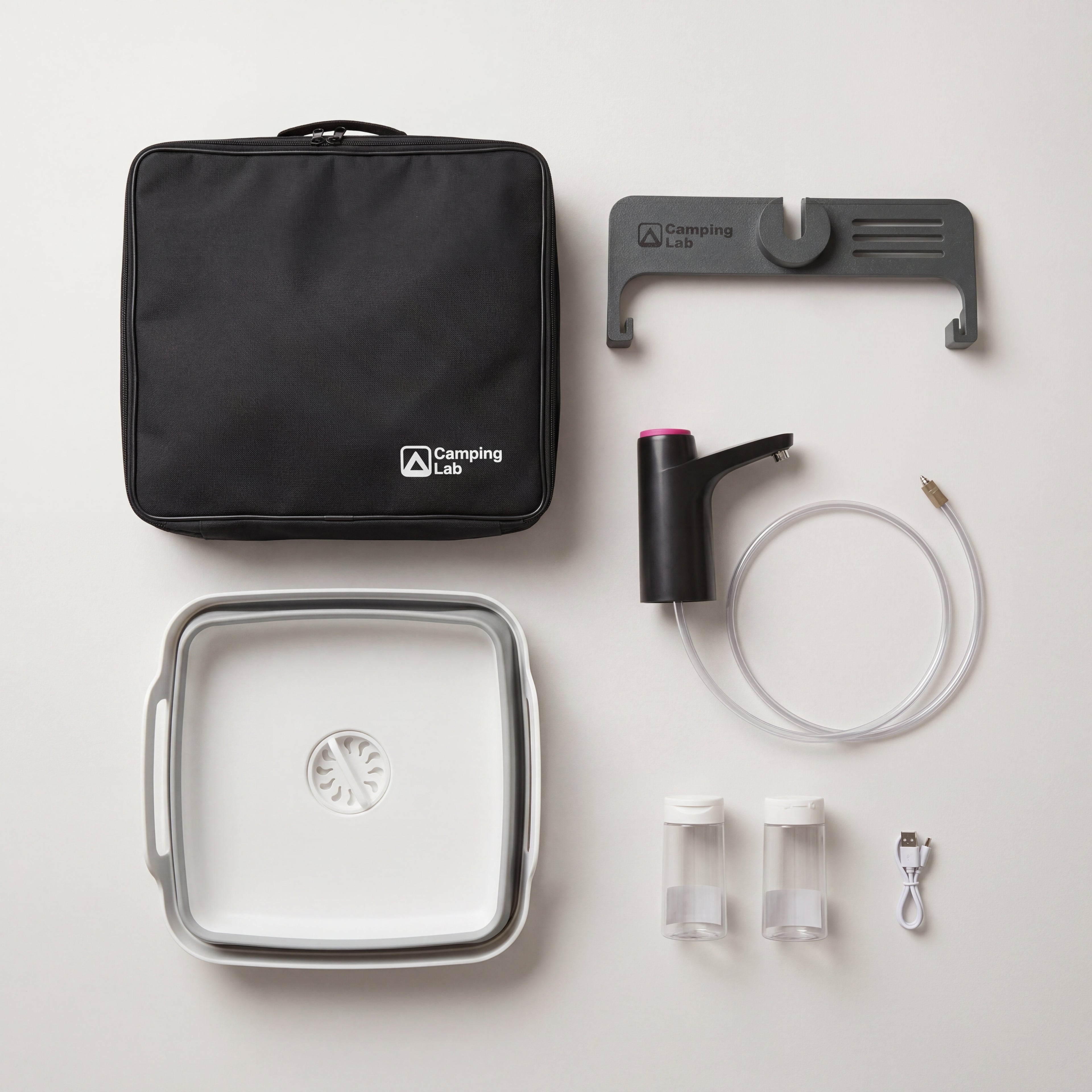 Portable camping sink
