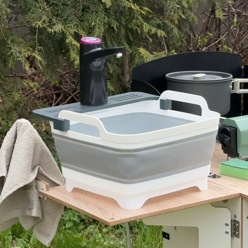Mobiler Campingwaschbecken