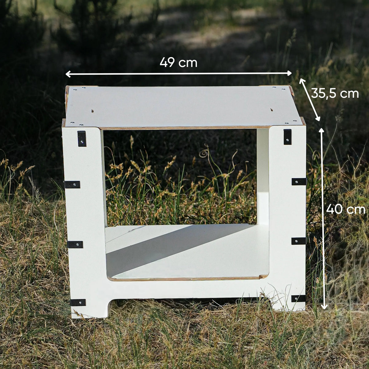 Mesa adicional para Camping Box Mini – medidas 49 × 35,5 × 40 cm